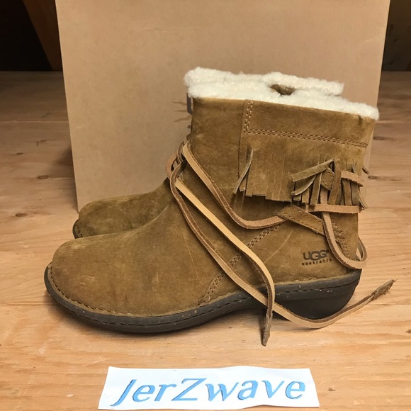 NEW Ugg Gaviota #5749 Brown Suede Boot Womens Sz 7 - Picture 2 of 7